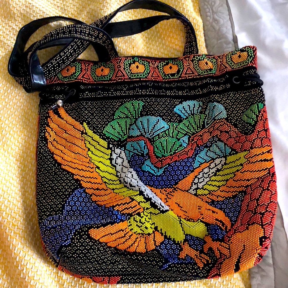 Vintage eagle print bag